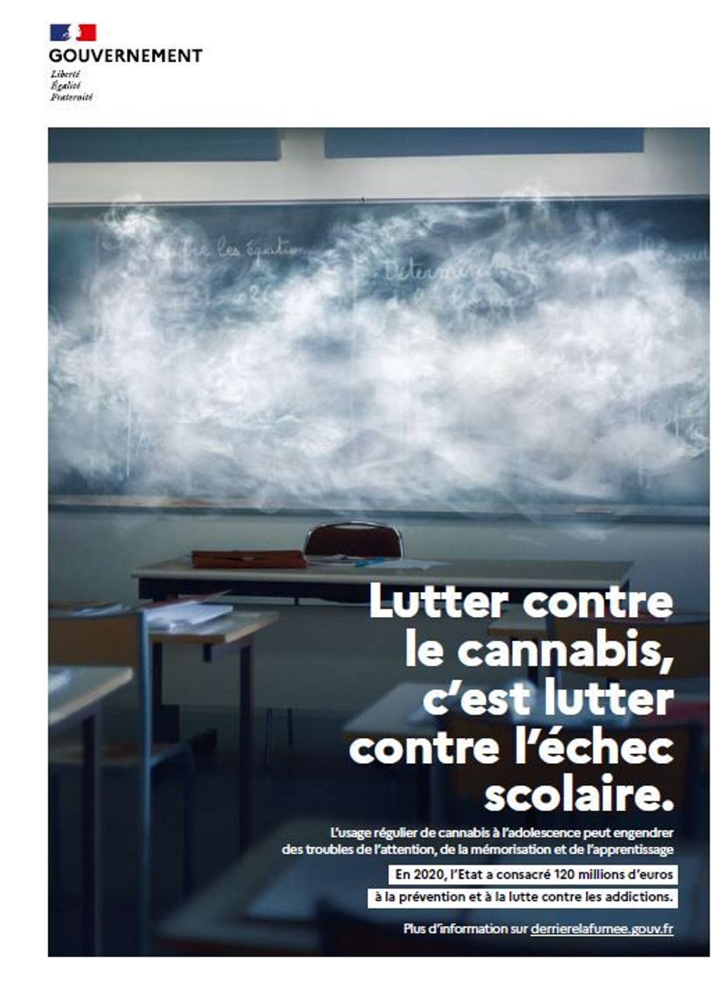 " Derrière la fumée ", une campagne pour sensibiliser sur les risques du cannabis  