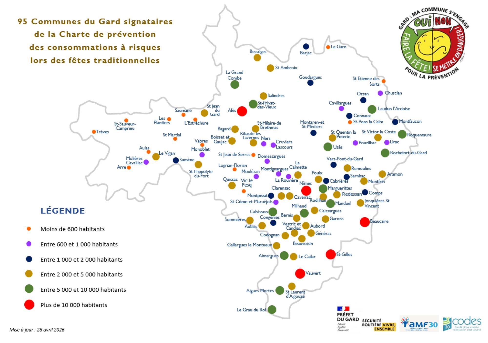 De nombreuses communes signataires
