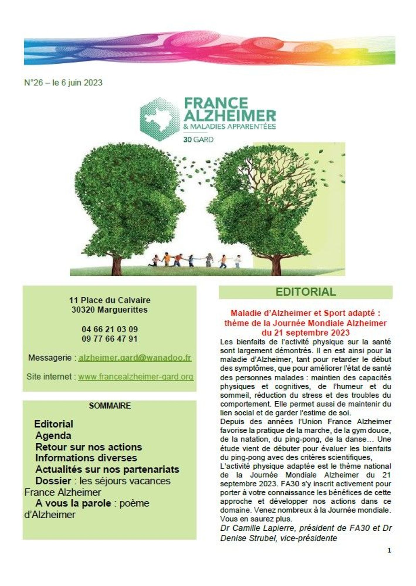 Numéro 26  "La Lettre s'envole"