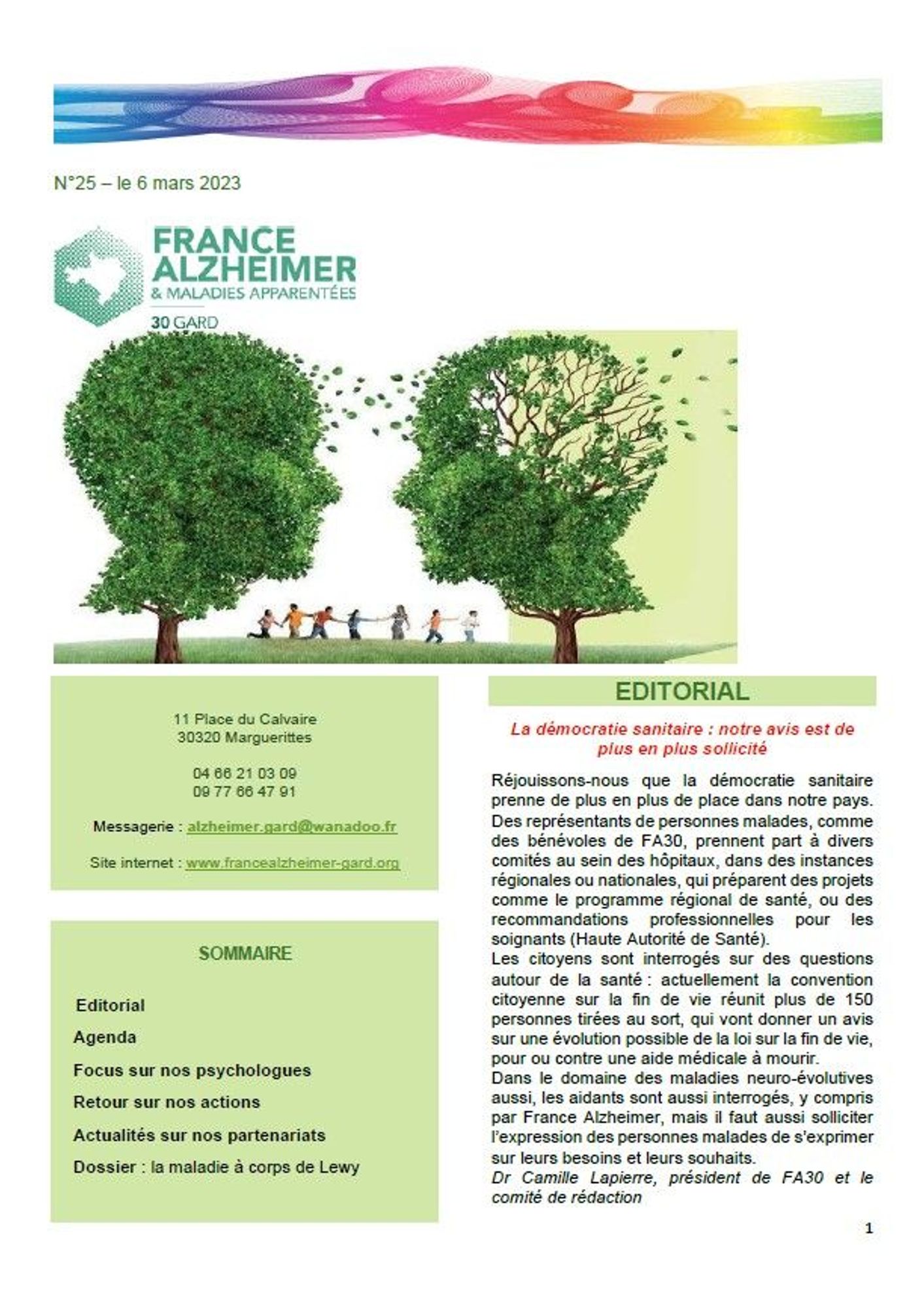 Numéro 25  "La Lettre s'envole"