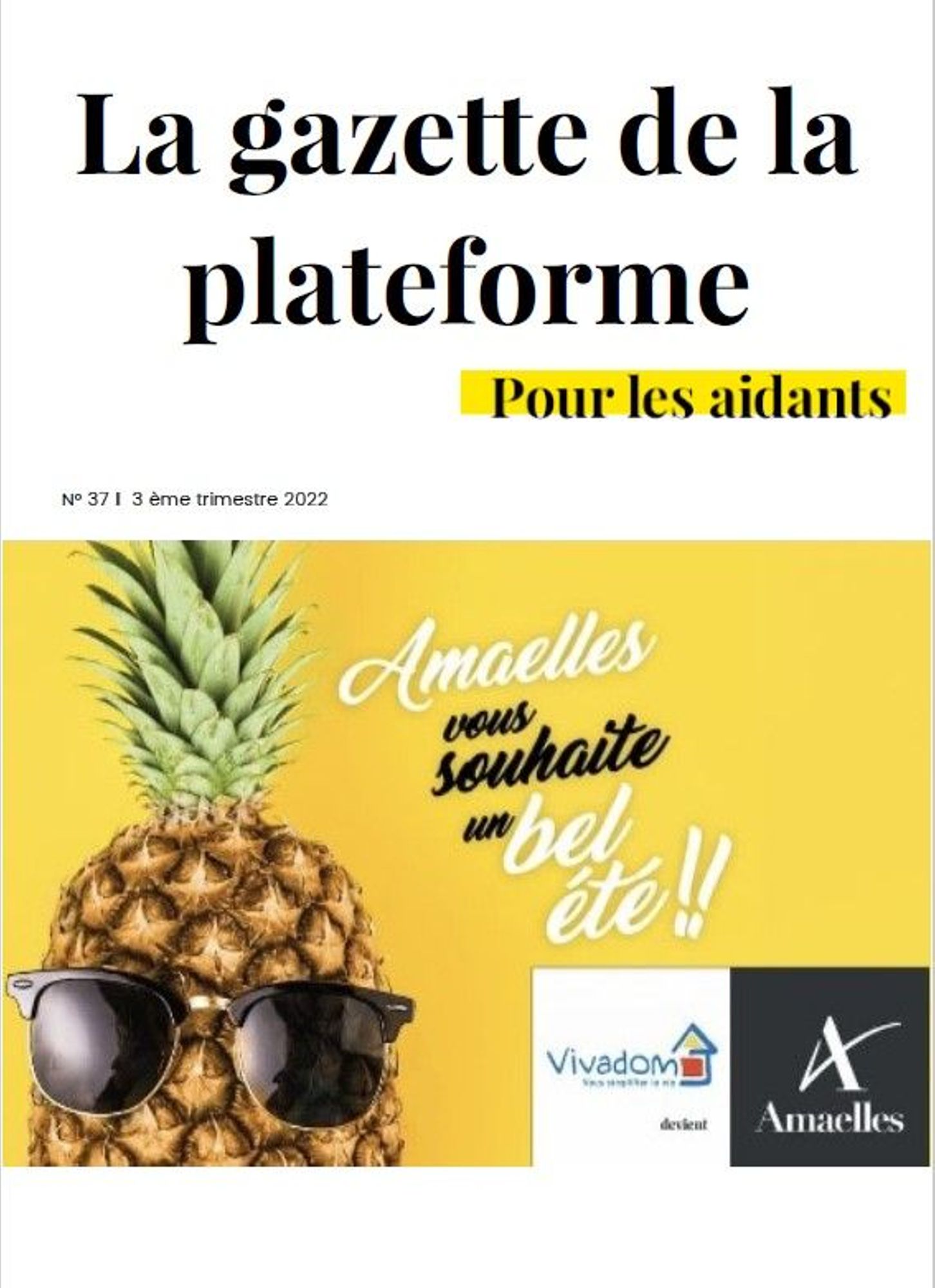 La Gazette de la plateforme de répit de Nîmes
