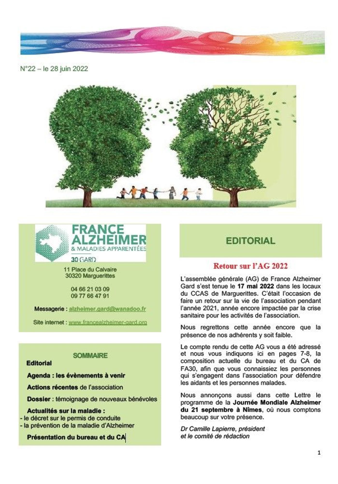 Numéro 22  "La Lettre s'envole"