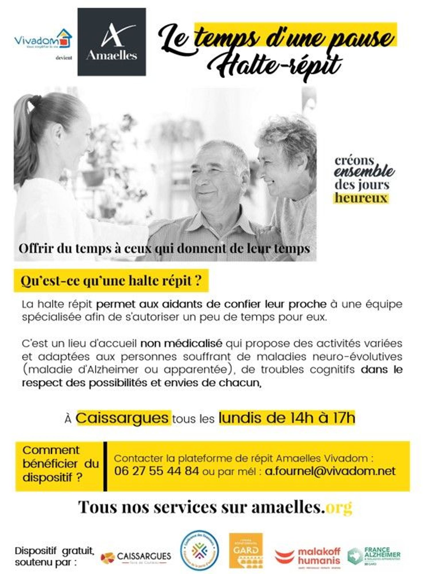 Halte répit " Le temps d'une pause " 