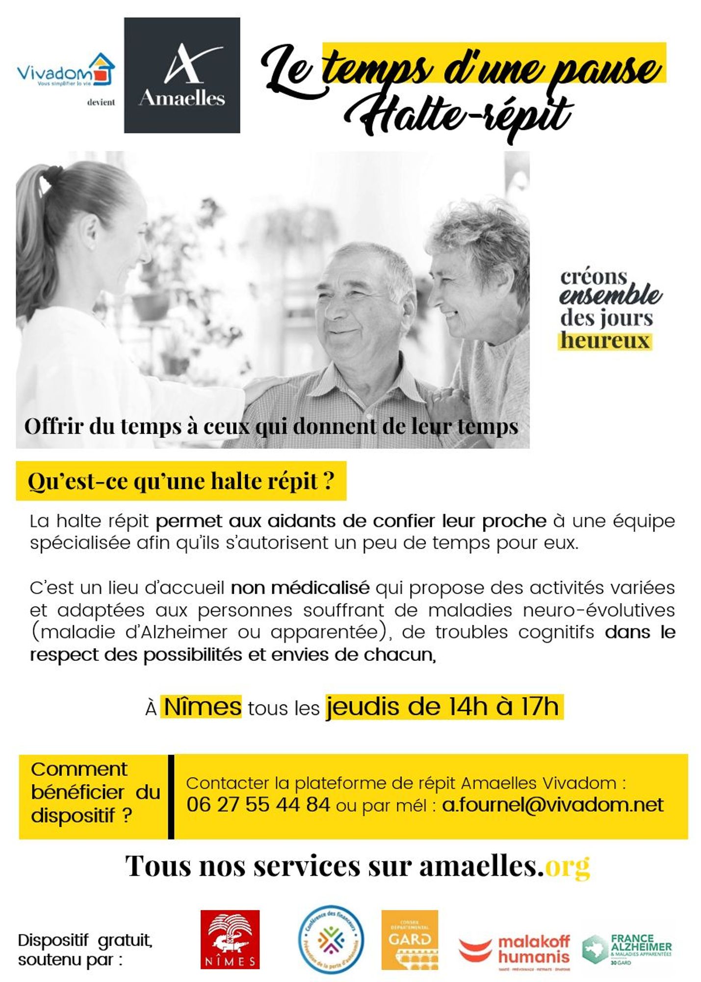 Halte répit " Le temps d'une pause " 