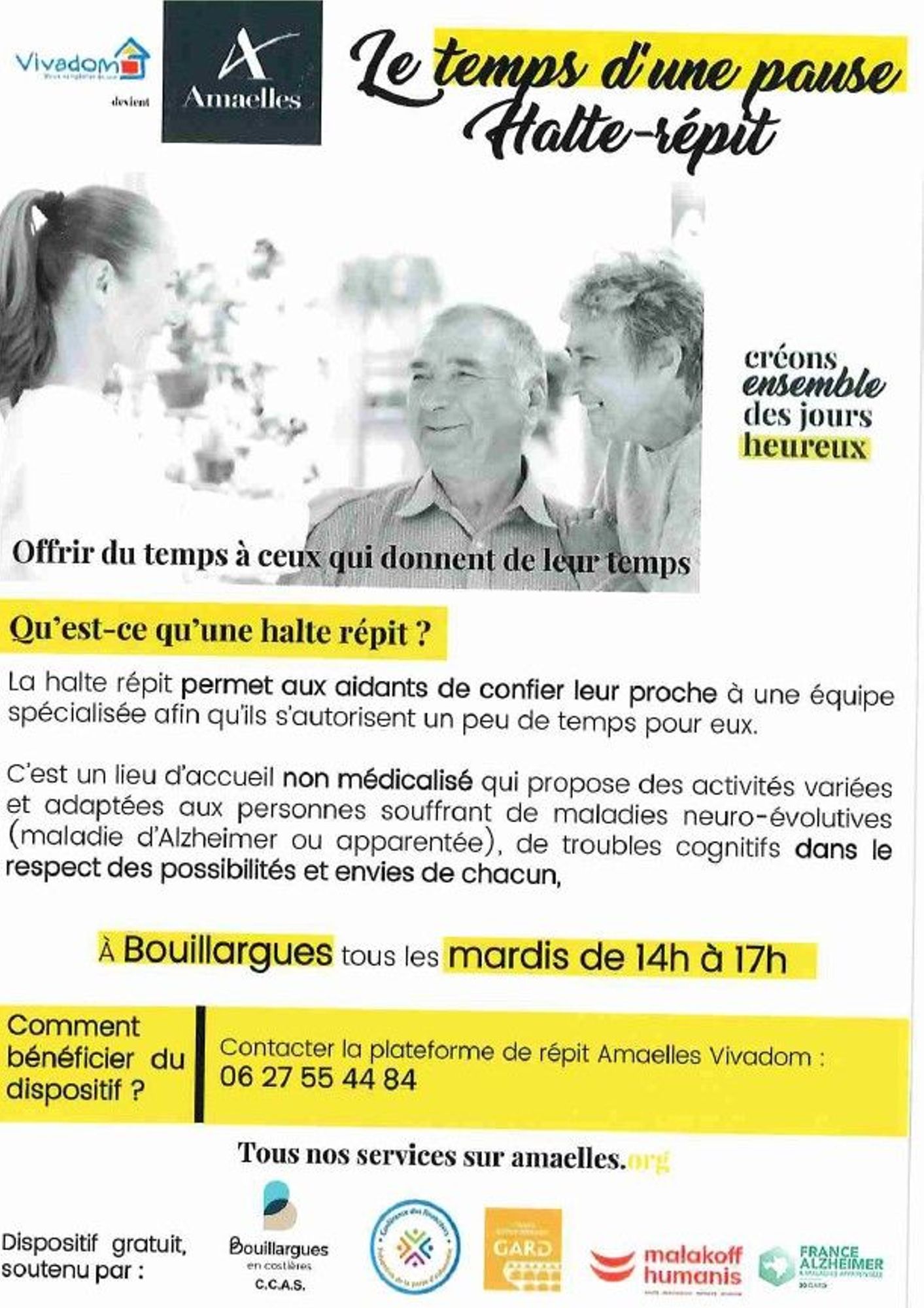 Halte répit " Le temps d'une pause "