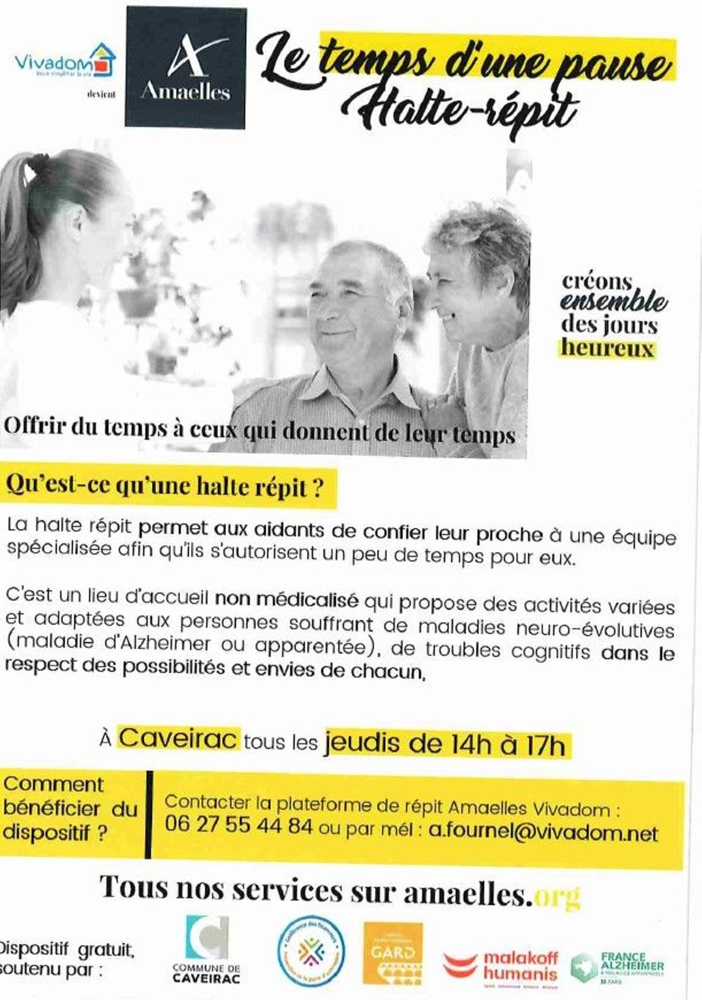 Halte répit " Le temps d'une pause "