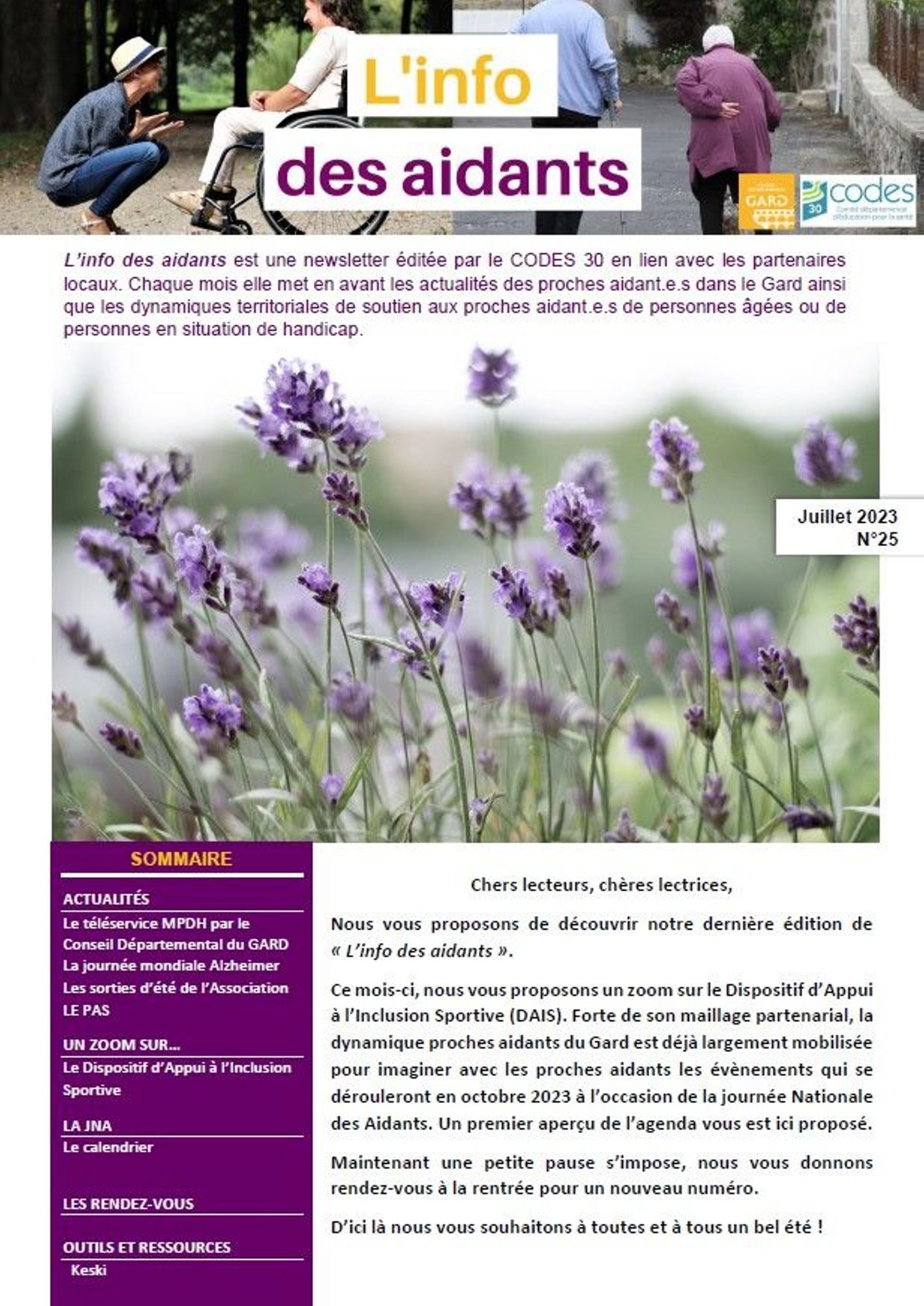 Numéro 25 - Juillet 2023