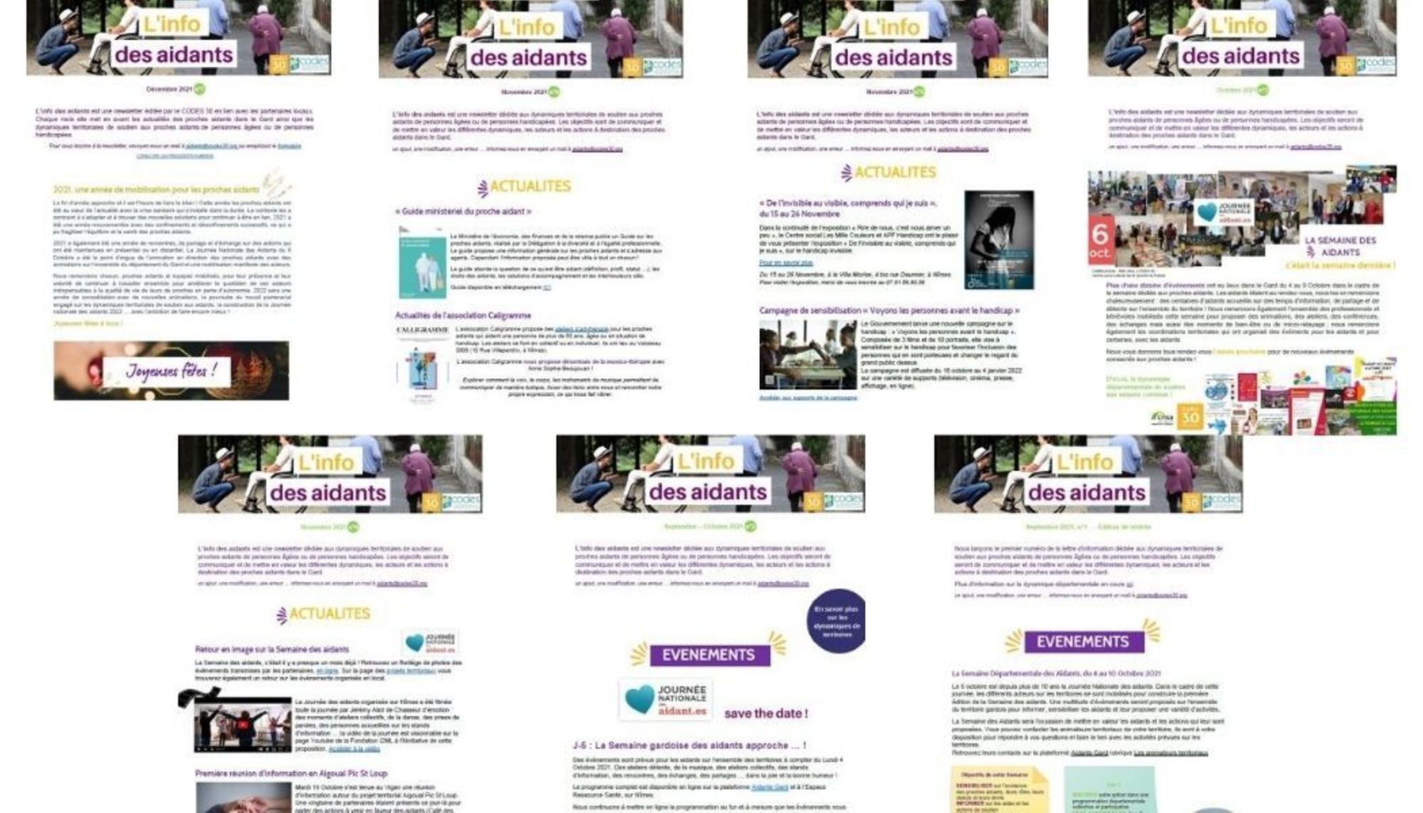 Les anciens numéros