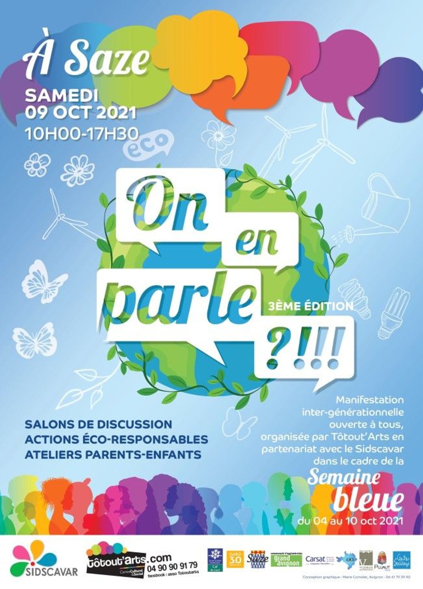 Salon de discussion à Saze, le Samedi 9 Octobre