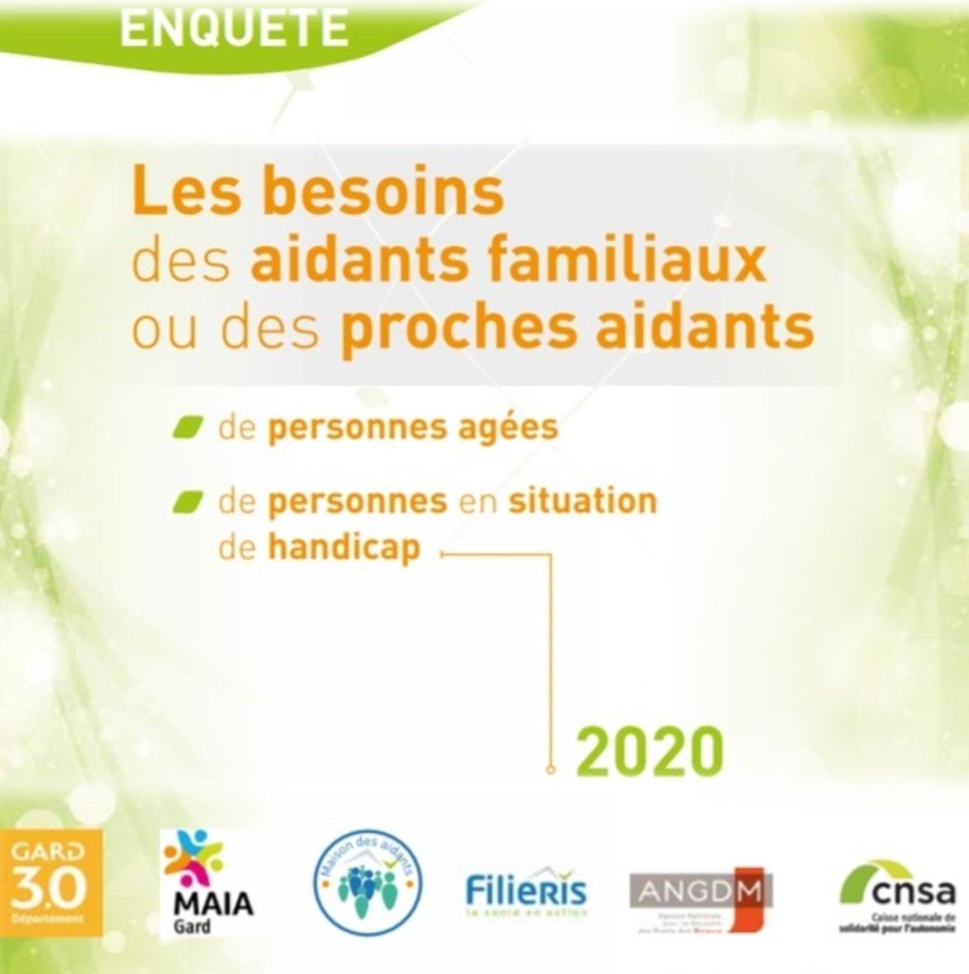 Un questionnaire pour recueillir les besoins des aidants 