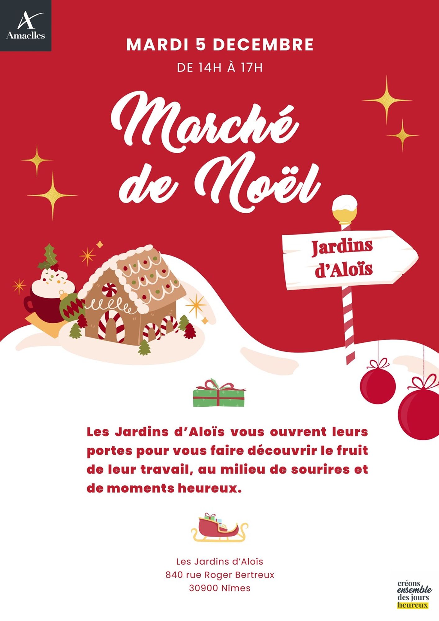 Marché de Noël aux Jardins d'Aloïs