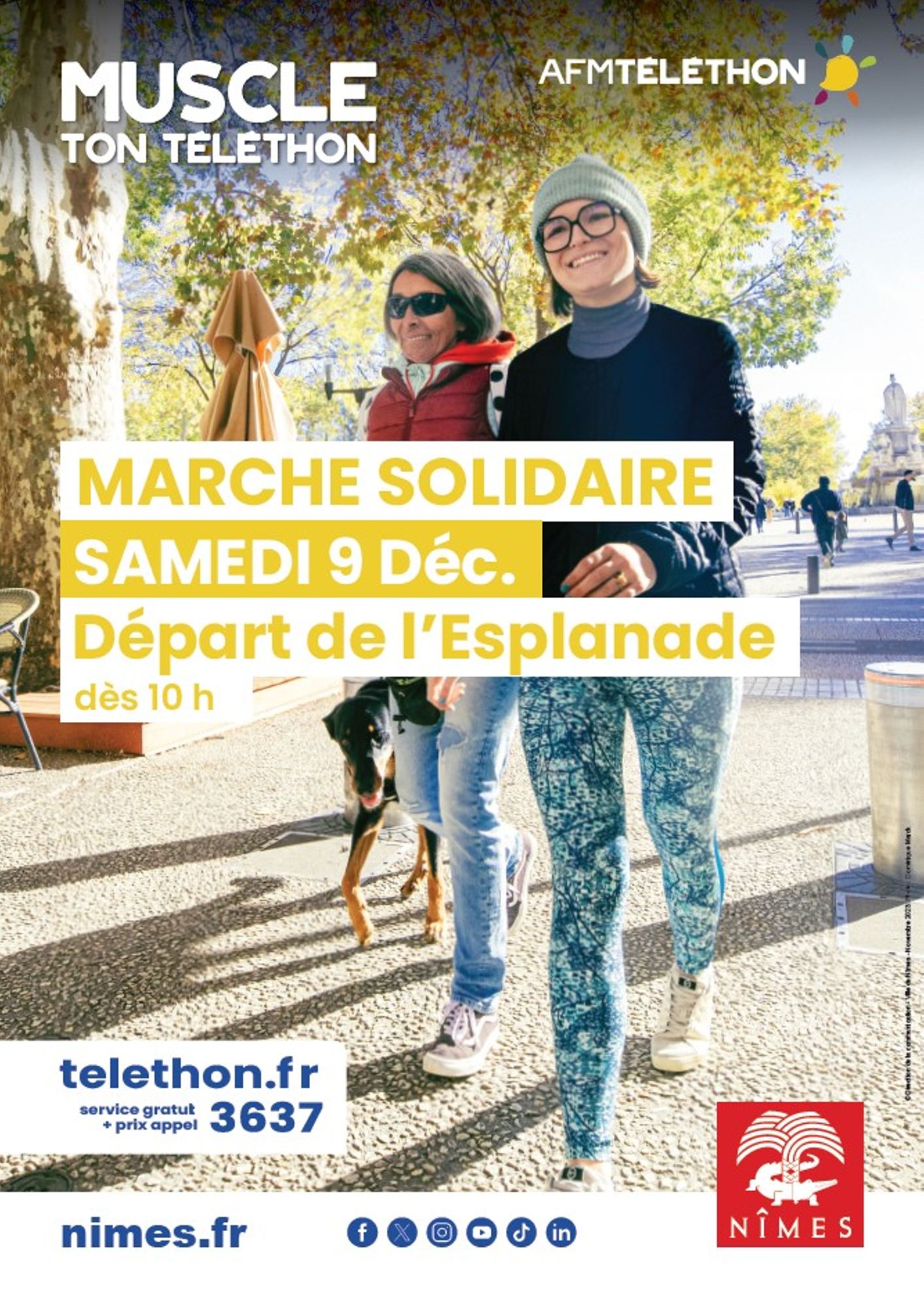 Marche solidaire à l'occasion du Téléthon
